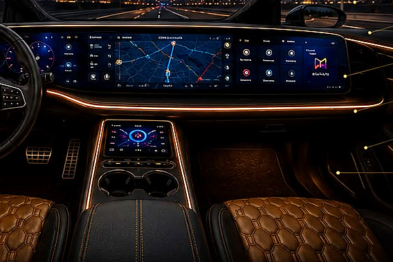 Venue GPS navigation display